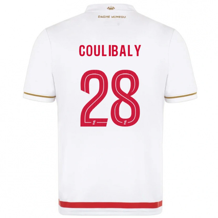Danxen Damen Mamadou Coulibaly #28 Rot Weiß Heimtrikot Trikot 2025/26 T-Shirt Schweiz
