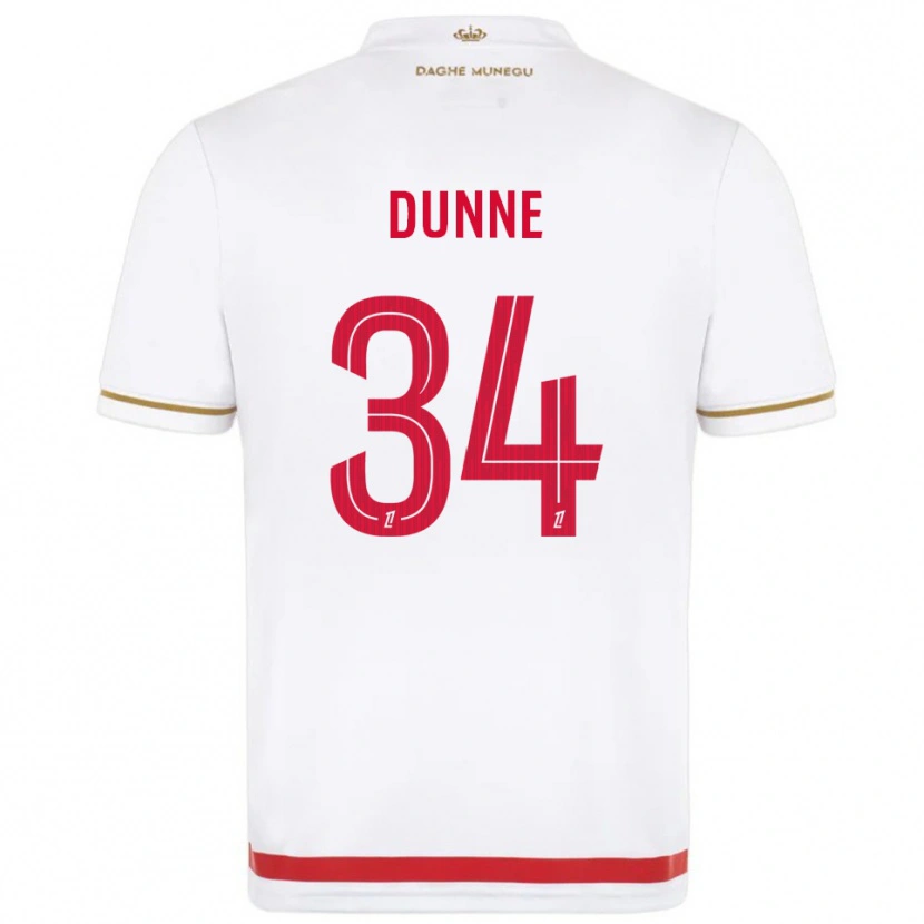 Danxen Damen David Dunne #34 Rot Weiß Heimtrikot Trikot 2025/26 T-Shirt Schweiz