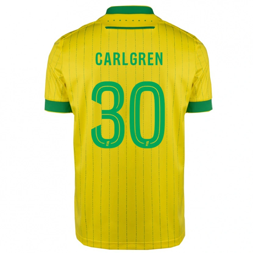 Danxen Damen Patrik Carlgren #30 Gelb Grün Heimtrikot Trikot 2025/26 T-Shirt Schweiz