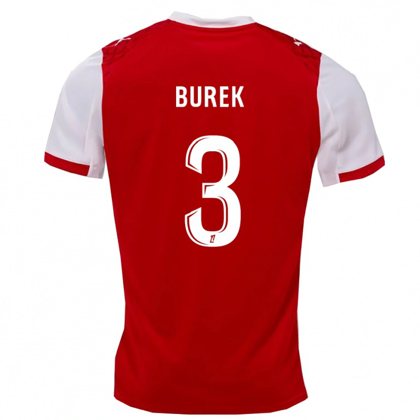 Danxen Damen Sacha Burek #3 Rot Weiß Heimtrikot Trikot 2025/26 T-Shirt Schweiz