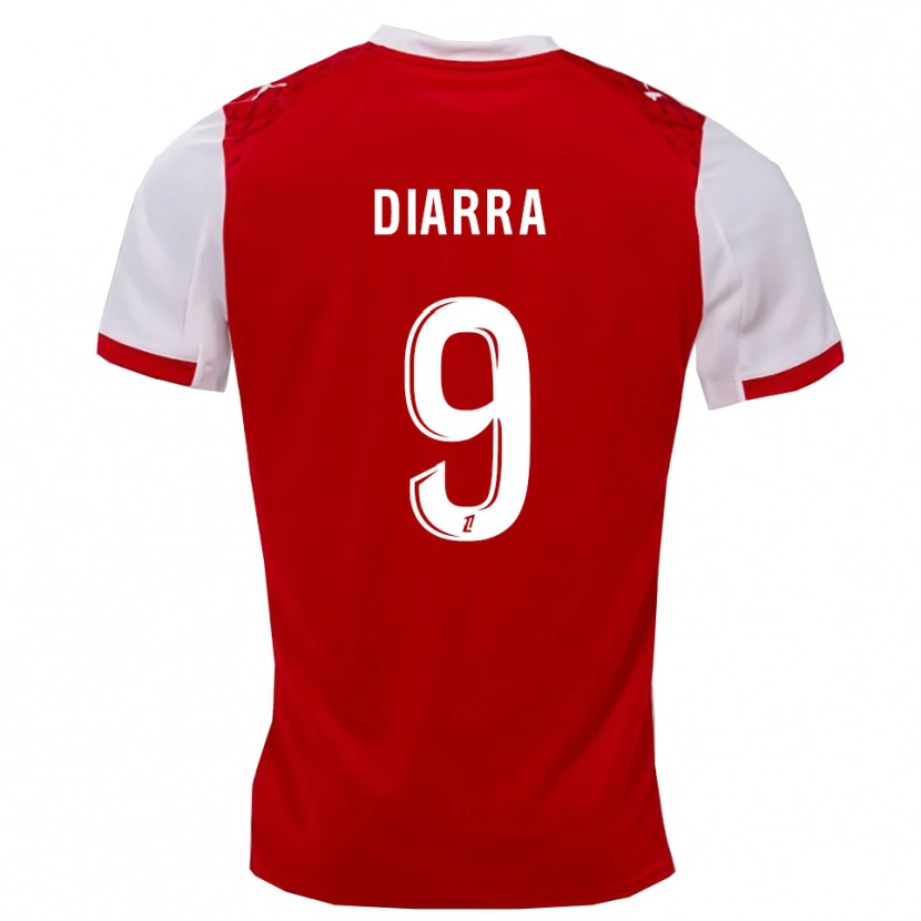 Danxen Damen Thiemoko Diarra #9 Rot Weiß Heimtrikot Trikot 2025/26 T-Shirt Schweiz