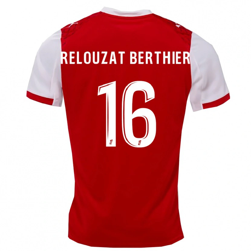 Danxen Damen Maxime Relouzat Berthier #16 Rot Weiß Heimtrikot Trikot 2025/26 T-Shirt Schweiz