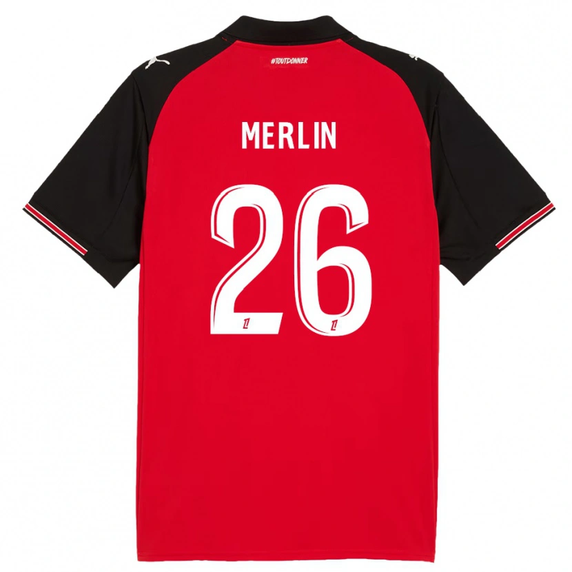 Danxen Damen Quentin Merlin #26 Rot Schwarz Heimtrikot Trikot 2025/26 T-Shirt Schweiz