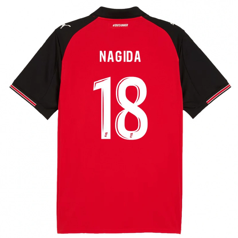 Danxen Damen Mahamadou Nagida #18 Rot Schwarz Heimtrikot Trikot 2025/26 T-Shirt Schweiz