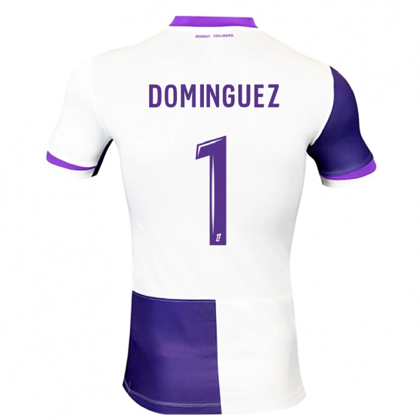 Danxen Damen Álex Domínguez #1 Lila Weiß Heimtrikot Trikot 2025/26 T-Shirt Schweiz