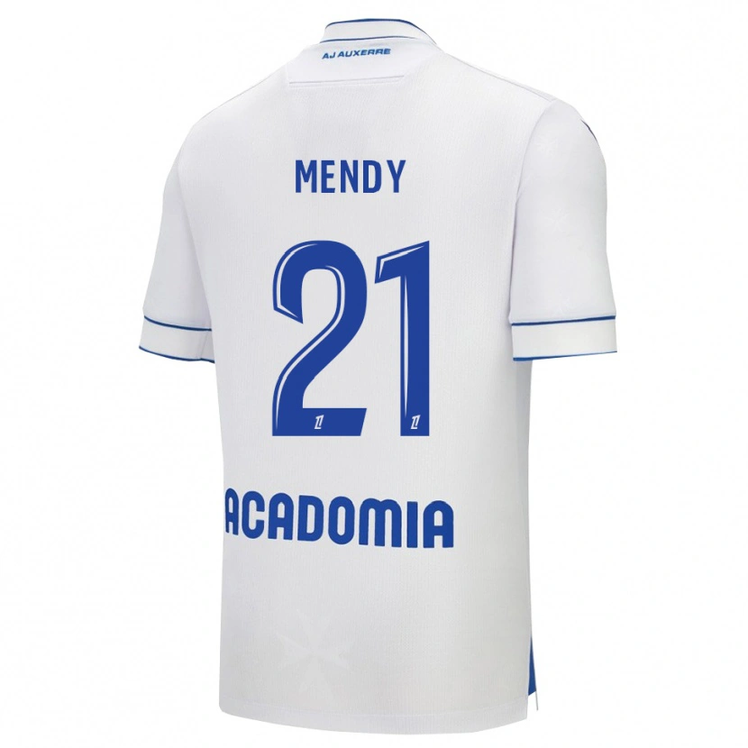 Danxen Damen Tony Mendy #21 Weiß Blau Heimtrikot Trikot 2025/26 T-Shirt Schweiz