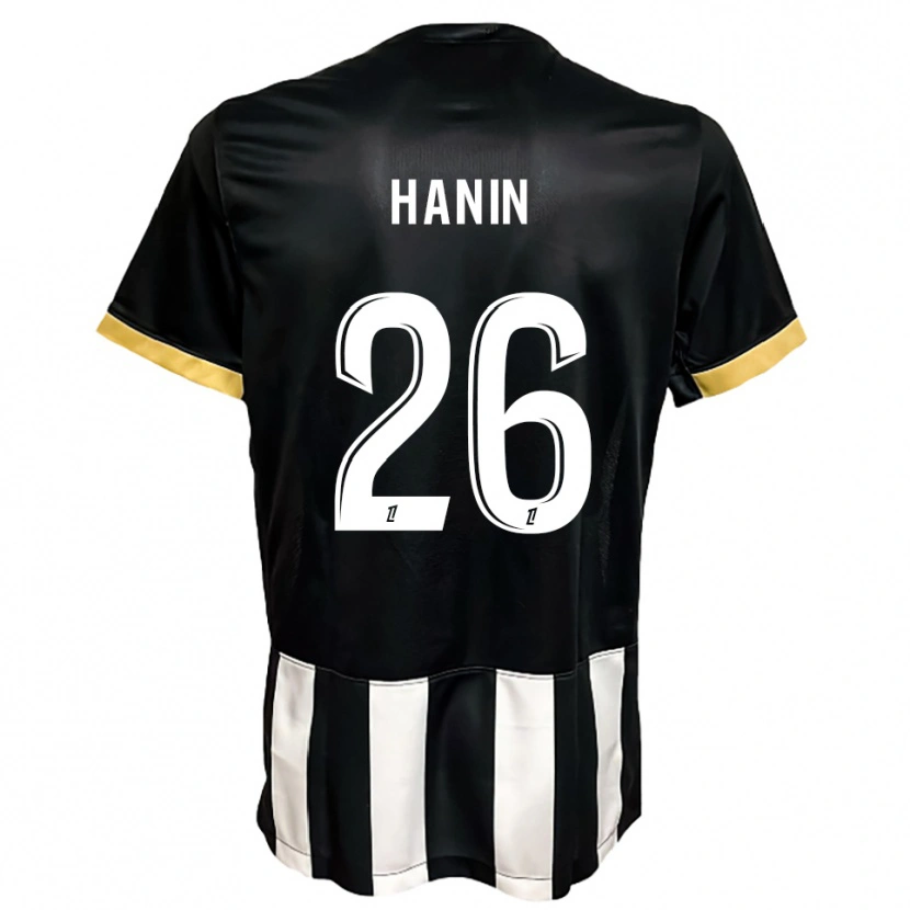 Danxen Damen Florent Hanin #26 Schwarz Weiß Heimtrikot Trikot 2025/26 T-Shirt Schweiz