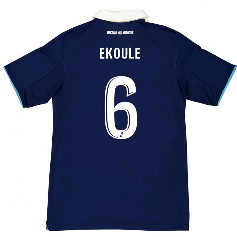 Danxen Damen Lionel Ekoule #6 Dunkelblau Weiß Heimtrikot Trikot 2025/26 T-Shirt Schweiz
