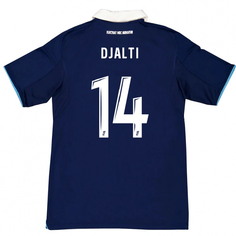 Danxen Damen Nadir Djalti #14 Dunkelblau Weiß Heimtrikot Trikot 2025/26 T-Shirt Schweiz