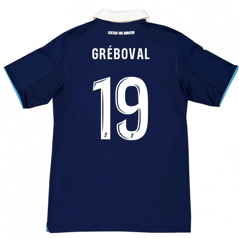 Danxen Damen Théa Gréboval #19 Dunkelblau Weiß Heimtrikot Trikot 2025/26 T-Shirt Schweiz