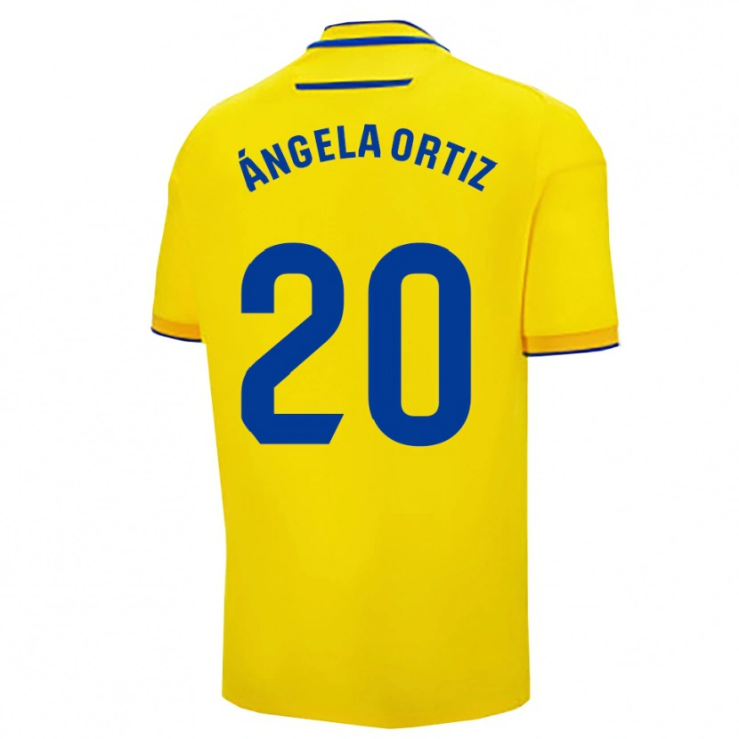 Danxen Damen Ángela Gema Ortiz Muriel #20 Gelb Marine Heimtrikot Trikot 2025/26 T-Shirt Schweiz