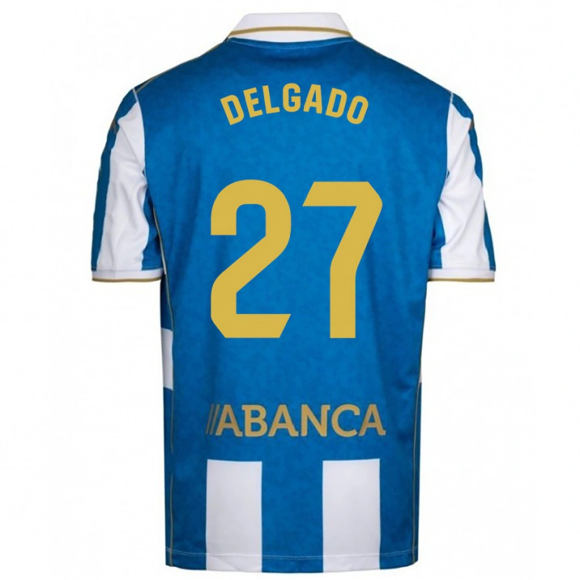 Danxen Damen Álex Delgado #27 Weiß Blau Heimtrikot Trikot 2025/26 T-Shirt Schweiz