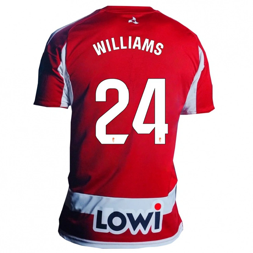 Danxen Damen Loïc Williams #24 Rot Weiß Heimtrikot Trikot 2025/26 T-Shirt Schweiz