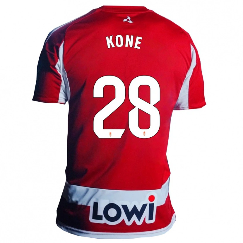 Danxen Damen Abdoulaye Kone #28 Rot Weiß Heimtrikot Trikot 2025/26 T-Shirt Schweiz