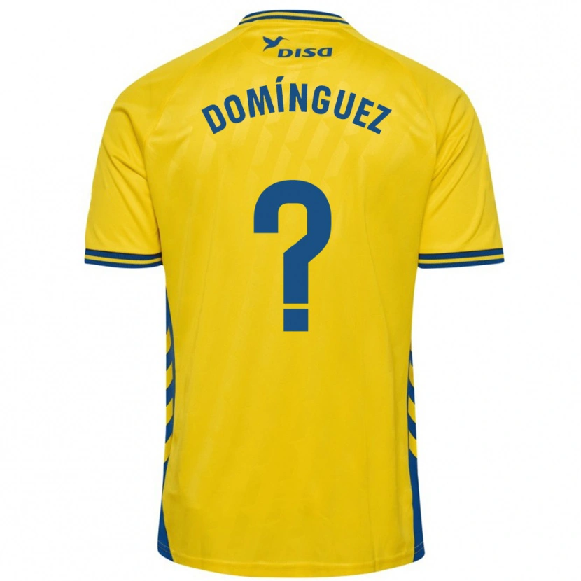 Danxen Damen Carlos Domínguez #0 Gelb Blau Heimtrikot Trikot 2025/26 T-Shirt Schweiz