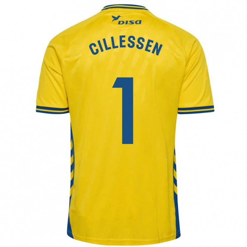 Danxen Damen Jasper Cillessen #1 Gelb Blau Heimtrikot Trikot 2025/26 T-Shirt Schweiz