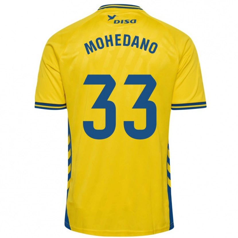 Danxen Damen Eduard Mohedano #33 Gelb Blau Heimtrikot Trikot 2025/26 T-Shirt Schweiz