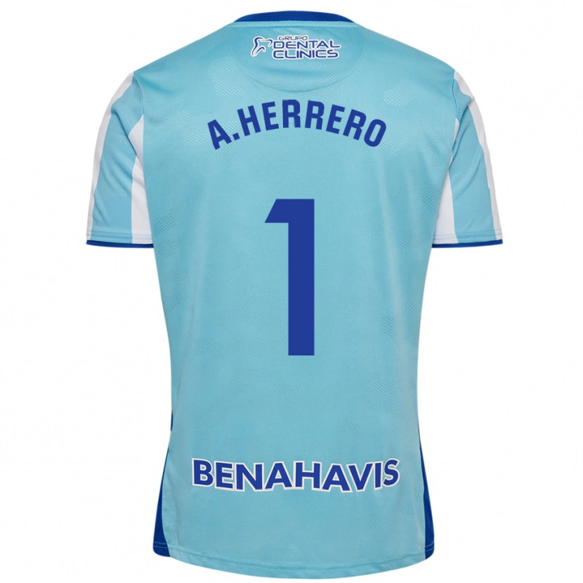 Danxen Damen Alfonso Herrero #1 Himmelblau Weiß Heimtrikot Trikot 2025/26 T-Shirt Schweiz