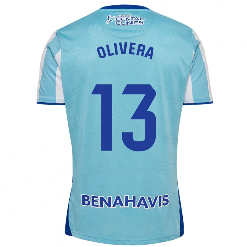 Danxen Damen Fernando Olivera #13 Himmelblau Weiß Heimtrikot Trikot 2025/26 T-Shirt Schweiz