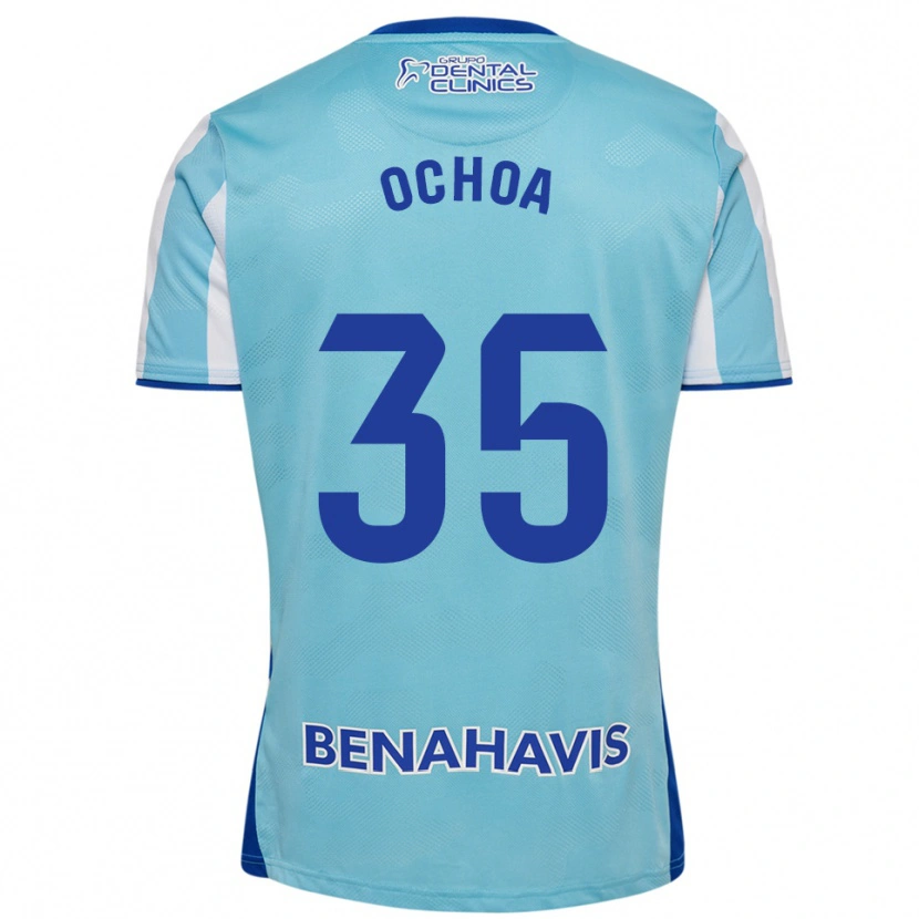 Danxen Damen Aarón Ochoa #35 Himmelblau Weiß Heimtrikot Trikot 2025/26 T-Shirt Schweiz