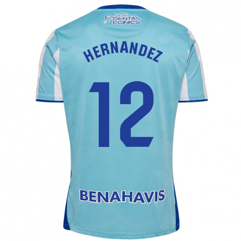Danxen Damen Juanma Hernández #12 Himmelblau Weiß Heimtrikot Trikot 2025/26 T-Shirt Schweiz