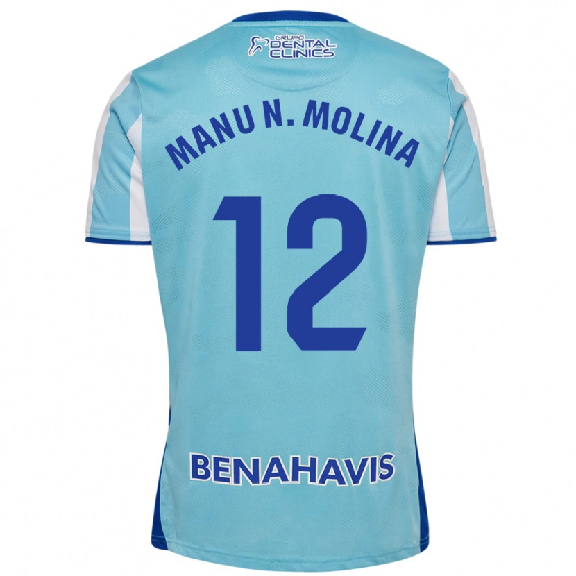 Danxen Damen Manu Molina #12 Himmelblau Weiß Heimtrikot Trikot 2025/26 T-Shirt Schweiz