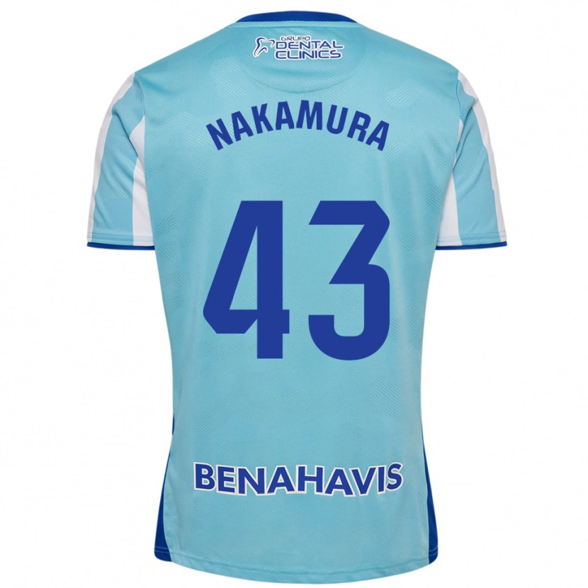 Danxen Damen Mare Nakamura #43 Himmelblau Weiß Heimtrikot Trikot 2025/26 T-Shirt Schweiz