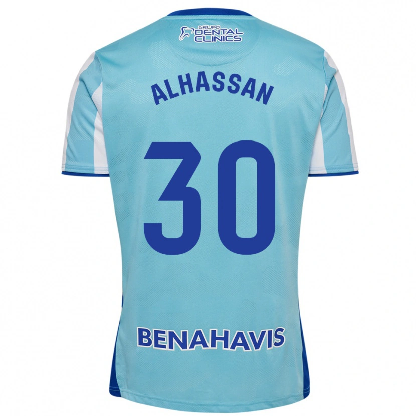 Danxen Damen Mubarak Alhassan #30 Himmelblau Weiß Heimtrikot Trikot 2025/26 T-Shirt Schweiz