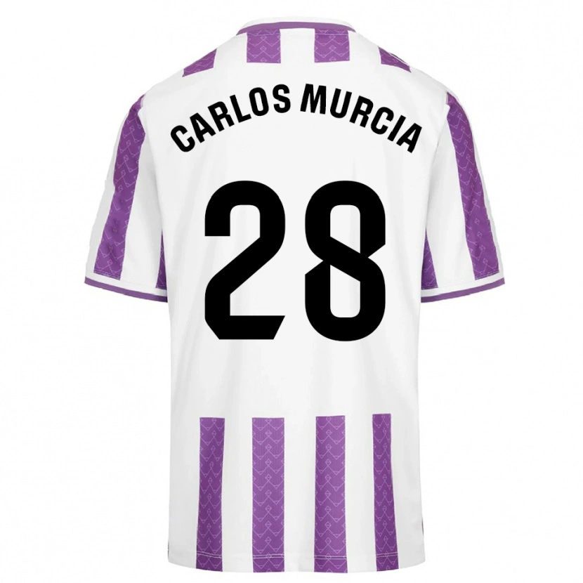 Danxen Damen Juan Carlos Murcia #28 Lila Weiß Heimtrikot Trikot 2025/26 T-Shirt Schweiz