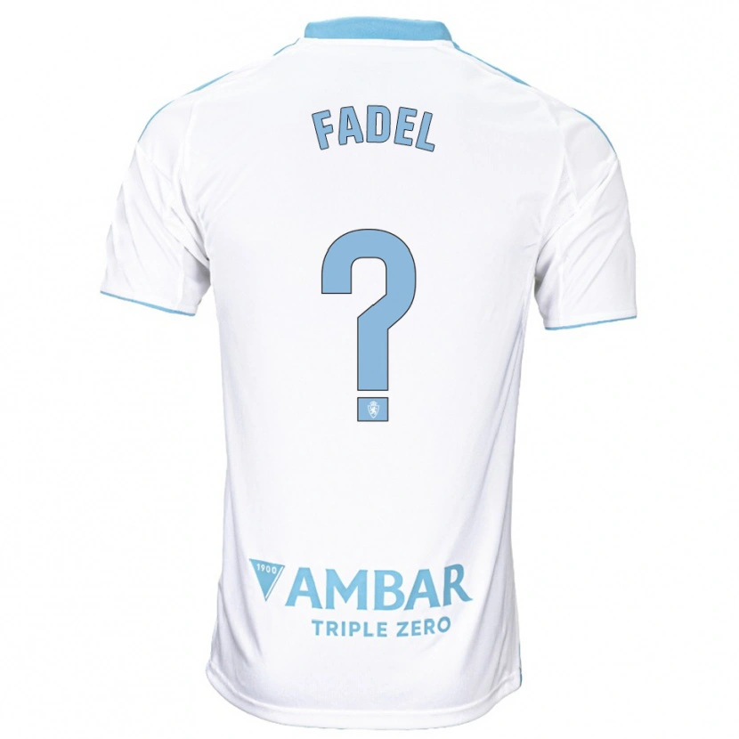 Danxen Damen Ismael Fadel #0 Weiß Himmelblau Heimtrikot Trikot 2025/26 T-Shirt Schweiz