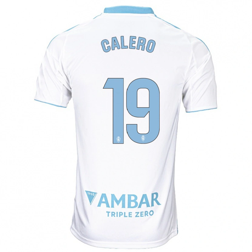 Danxen Damen Iván Calero #19 Weiß Himmelblau Heimtrikot Trikot 2025/26 T-Shirt Schweiz