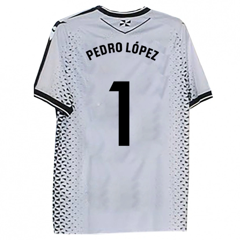 Danxen Damen Pedro López #1 Weiß Schwarz Heimtrikot Trikot 2025/26 T-Shirt Schweiz