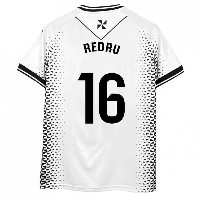 Danxen Damen Carlos Redru #16 Weiß Schwarz Heimtrikot Trikot 2025/26 T-Shirt Schweiz