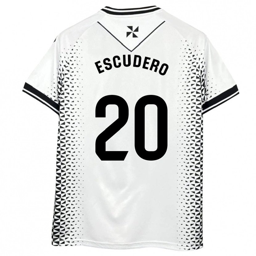 Danxen Damen Andy Escudero #20 Weiß Schwarz Heimtrikot Trikot 2025/26 T-Shirt Schweiz