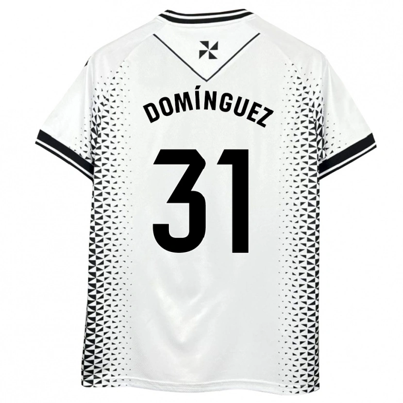 Danxen Damen Curro Domínguez #31 Weiß Schwarz Heimtrikot Trikot 2025/26 T-Shirt Schweiz