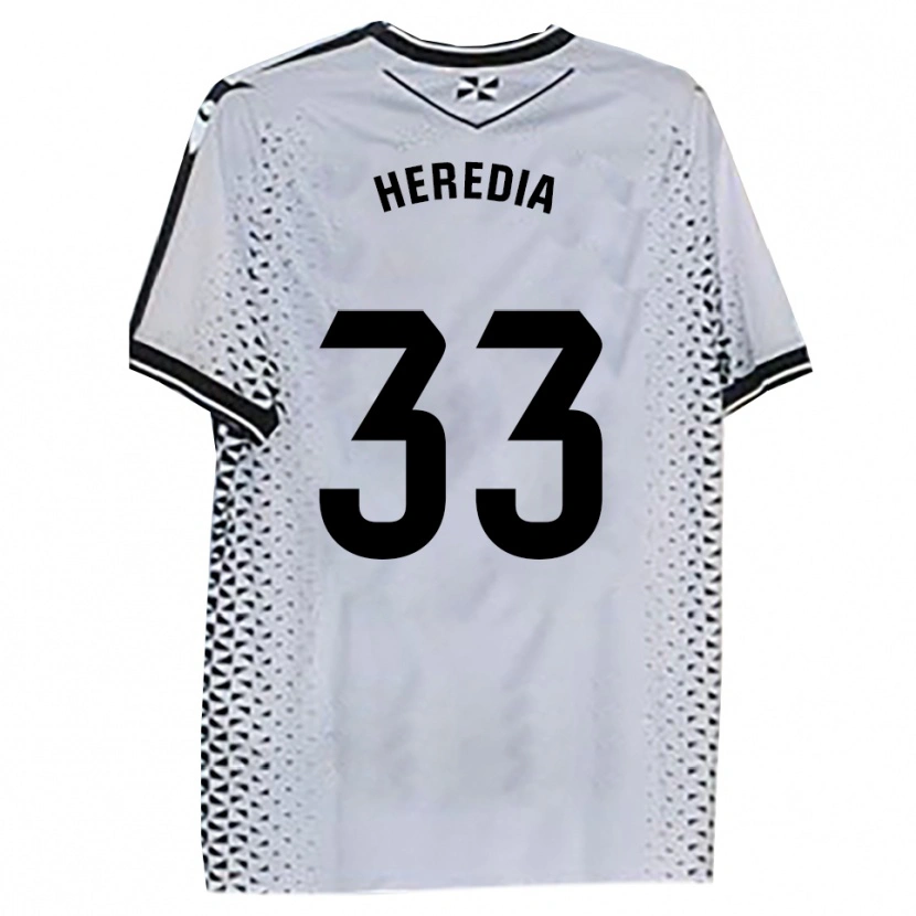 Danxen Damen Juanpe Heredia #33 Weiß Schwarz Heimtrikot Trikot 2025/26 T-Shirt Schweiz
