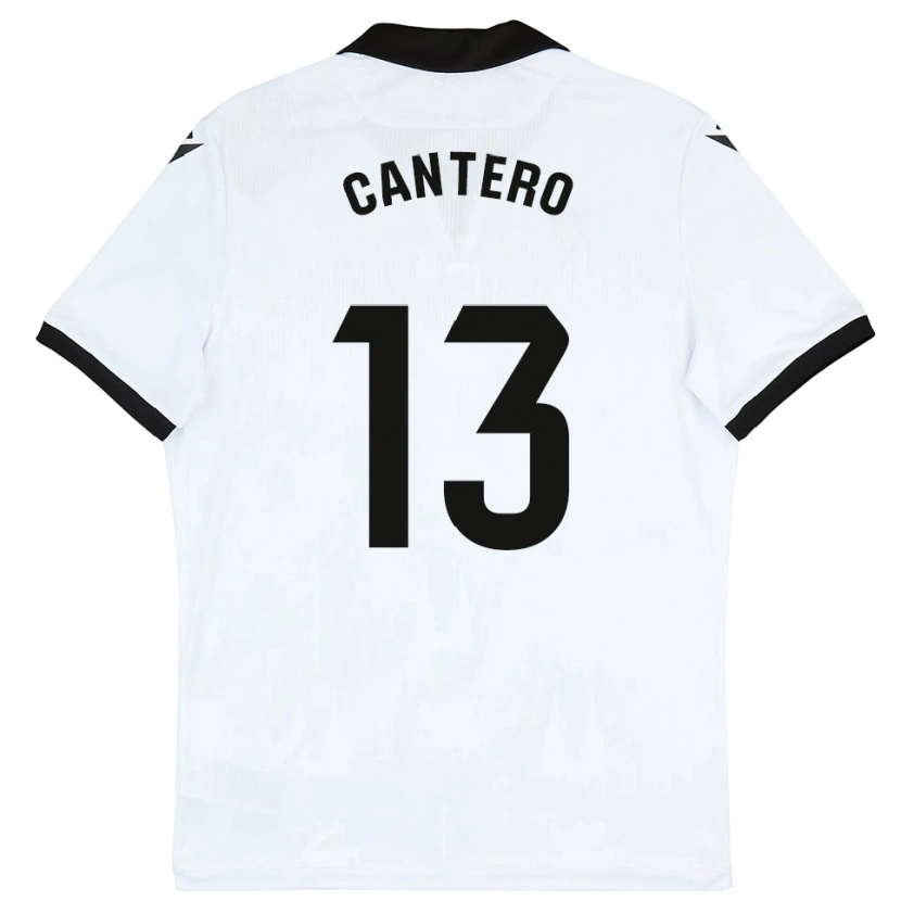 Danxen Damen Ander Cantero #13 Weiß Schwarz Heimtrikot Trikot 2025/26 T-Shirt Schweiz