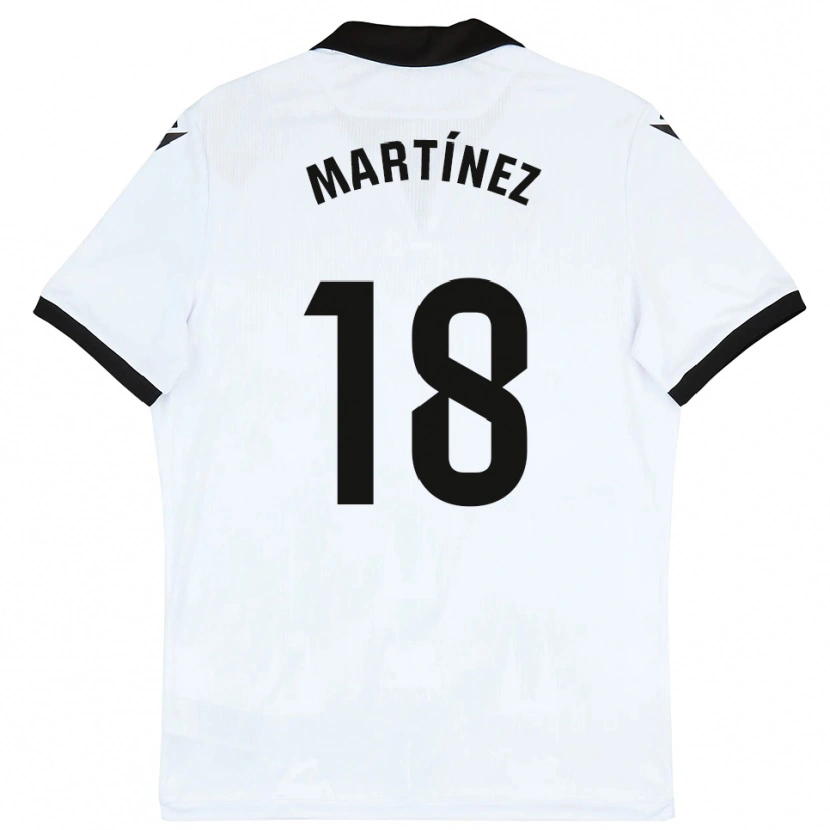 Danxen Damen Brais Martínez #18 Weiß Schwarz Heimtrikot Trikot 2025/26 T-Shirt Schweiz