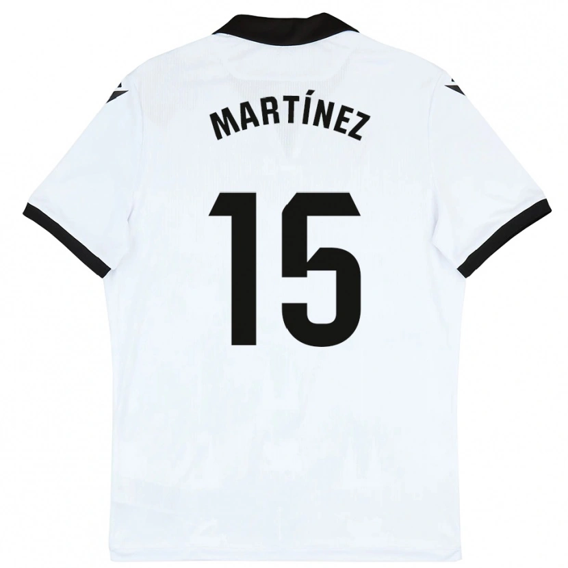 Danxen Damen Iván Martínez #15 Weiß Schwarz Heimtrikot Trikot 2025/26 T-Shirt Schweiz