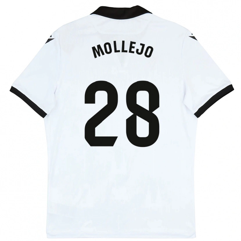 Danxen Damen Víctor Mollejo #28 Weiß Schwarz Heimtrikot Trikot 2025/26 T-Shirt Schweiz