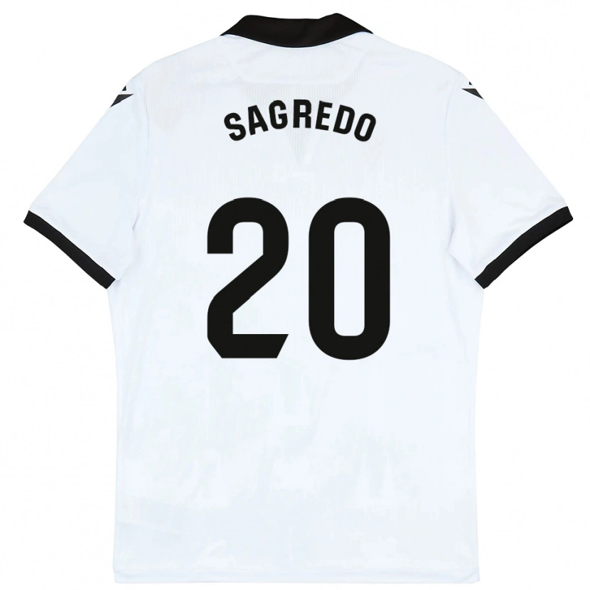 Danxen Damen Pablo Sagredo #20 Weiß Schwarz Heimtrikot Trikot 2025/26 T-Shirt Schweiz
