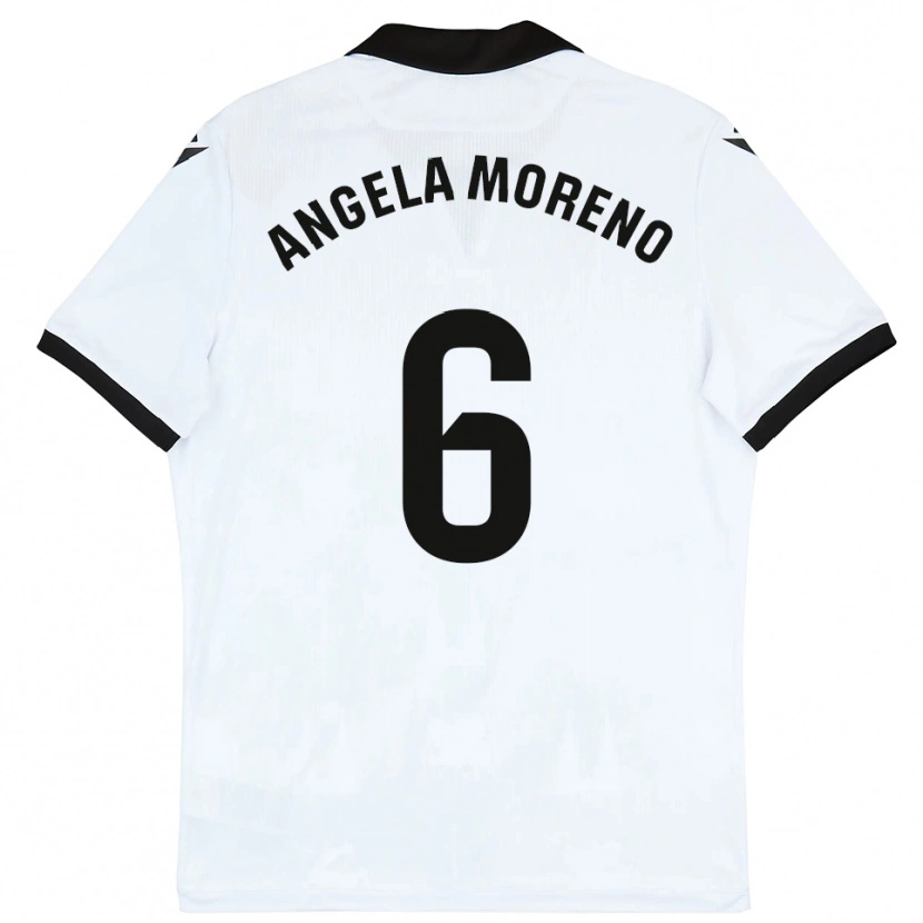 Danxen Damen Angela Moreno #6 Weiß Schwarz Heimtrikot Trikot 2025/26 T-Shirt Schweiz