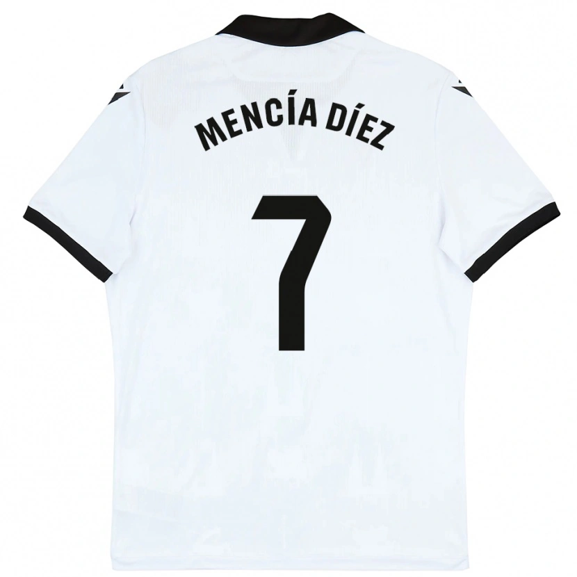 Danxen Damen Mencía Díez #7 Weiß Schwarz Heimtrikot Trikot 2025/26 T-Shirt Schweiz