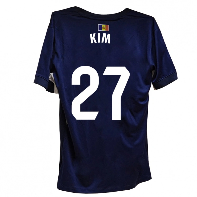 Danxen Damen Min-Su Kim #27 Marineblau Weiß Heimtrikot Trikot 2025/26 T-Shirt Schweiz