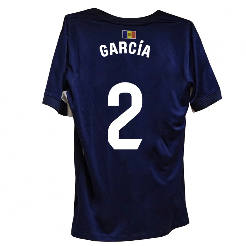 Danxen Damen Cerni García #2 Marineblau Weiß Heimtrikot Trikot 2025/26 T-Shirt Schweiz