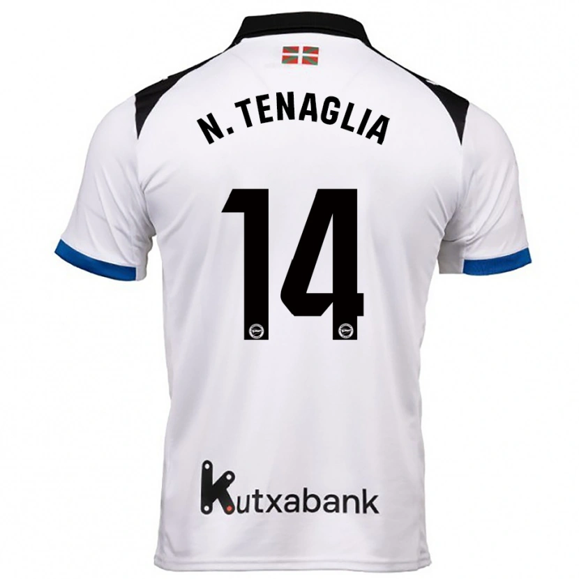 Danxen Damen Nahuel Tenaglia #14 Weiß Blau Auswärtstrikot Trikot 2025/26 T-Shirt Schweiz