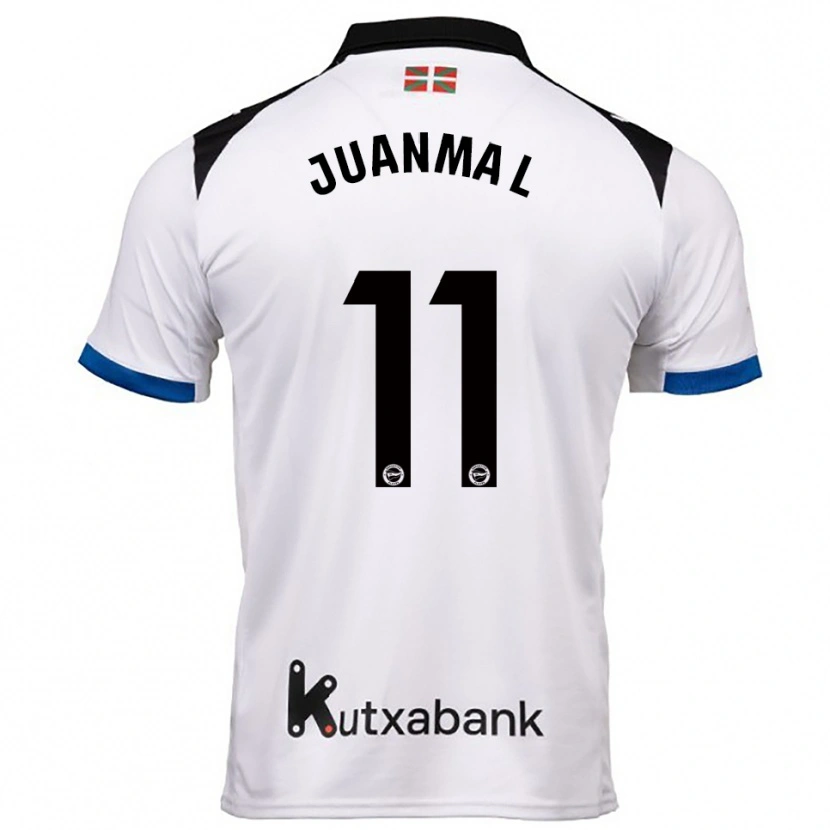 Danxen Damen Juanma López #11 Weiß Blau Auswärtstrikot Trikot 2025/26 T-Shirt Schweiz