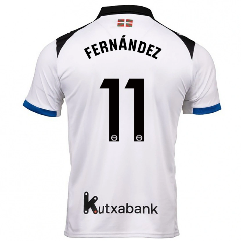 Danxen Damen Imanol Fernández #11 Weiß Blau Auswärtstrikot Trikot 2025/26 T-Shirt Schweiz