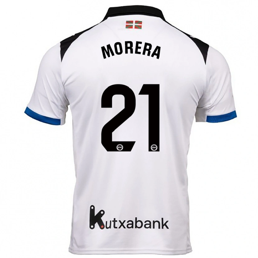 Danxen Damen Carla Morera #21 Weiß Blau Auswärtstrikot Trikot 2025/26 T-Shirt Schweiz