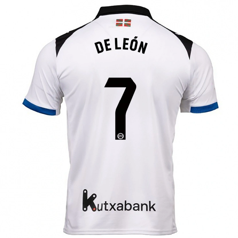 Danxen Damen José De León #7 Weiß Blau Auswärtstrikot Trikot 2025/26 T-Shirt Schweiz